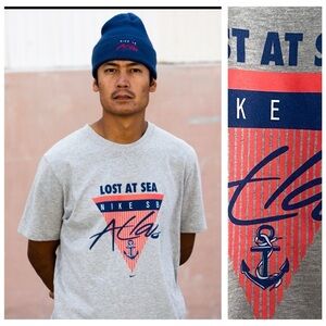 Atlas X Nike SB Lost at Sea Gray T-shirt XL